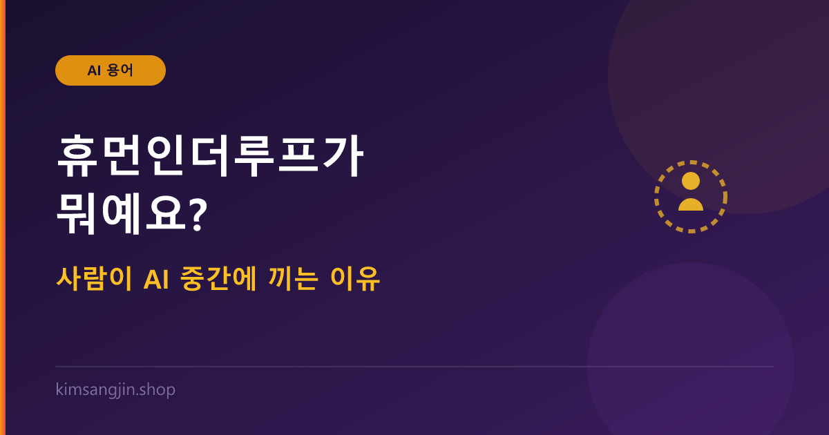 휴먼인더루프 개념 설명
